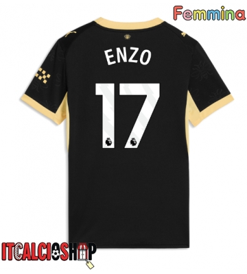 Manchester City Enzo Fernandez #17 Seconda Maglia Femmina 2026-27 Manica Corta